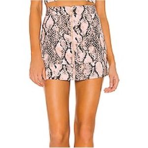 NBD x Naven S Moto Skirt